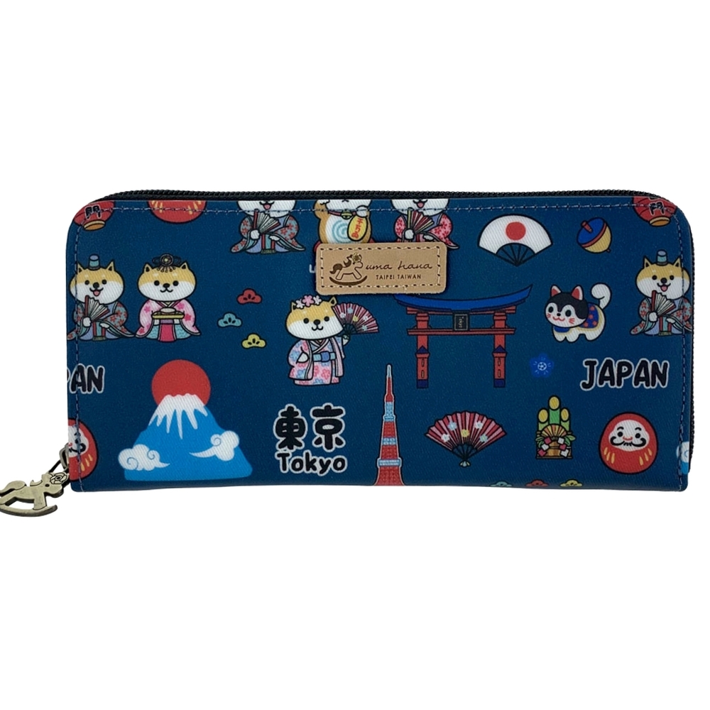 Waterproof Shiba Inu Japan Long Wallet Fits Phone & Bills
